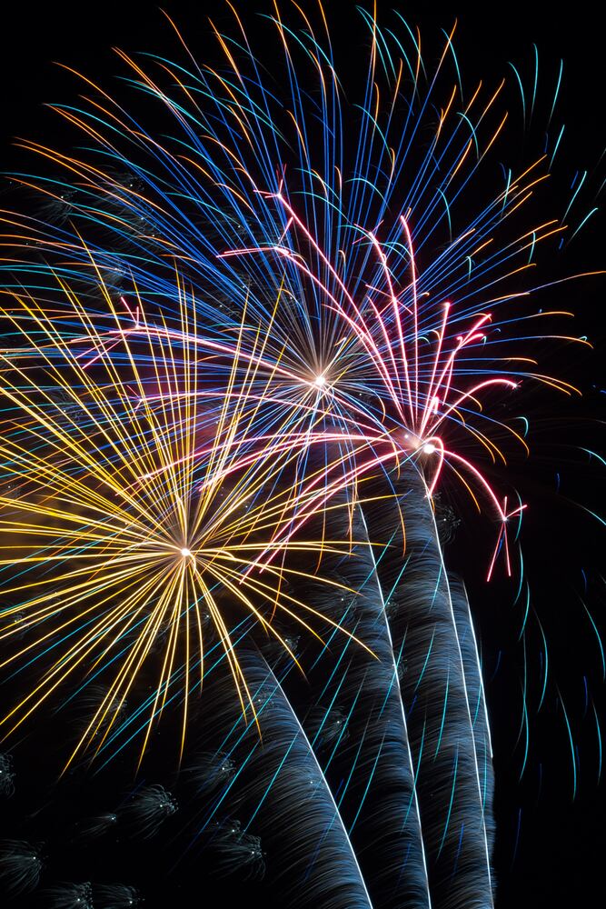 Photos of Beavercreek 4th of July fireworks 2019