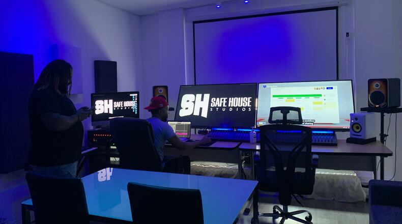 For the past three years, Kevin Carter has been coming to Safehouse Music Studios on Webster Street where his friend Dre Manuel is producer. Carter writes and performs hip hop under the stage name K.Carter. Contributed photo