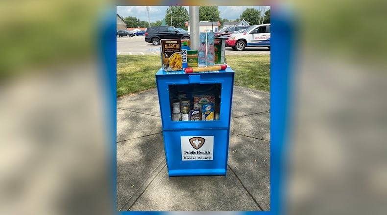 A fully stocked little pantry is seen in Jamestown. CONTRIBUTED