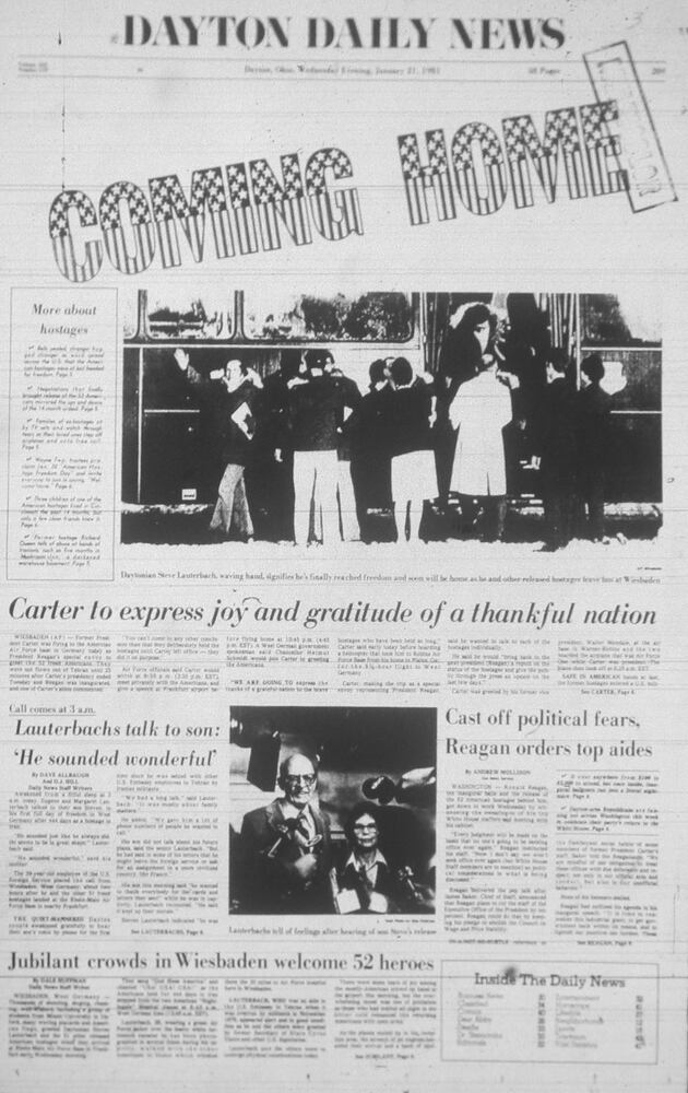 Presidential inauguration newspaper