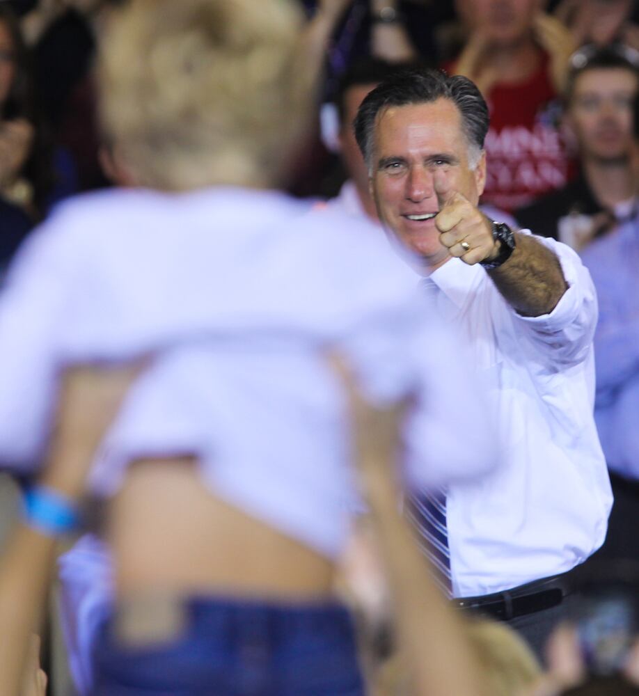 Mitt Romney at Jet Machine in Cincinnati