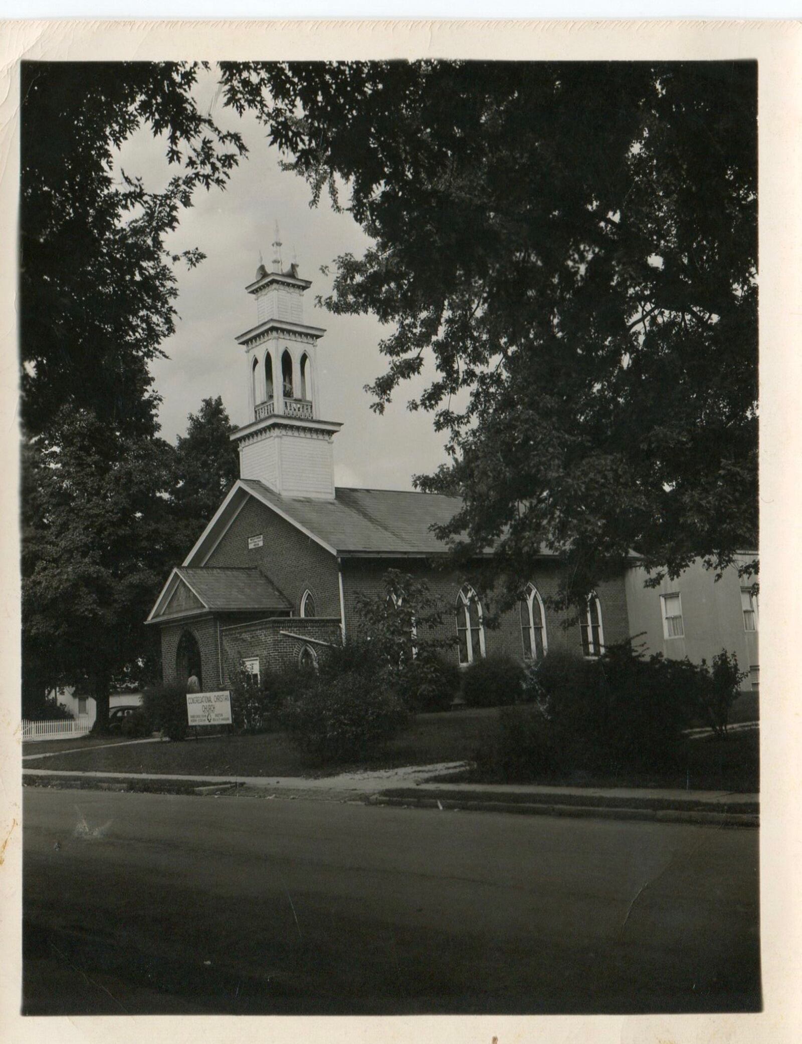 Trotwood United Church of Christ's original steeple.