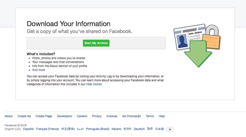 You can ask Facebook to send you a copy of all the data they have about you. (Tribune News Service)