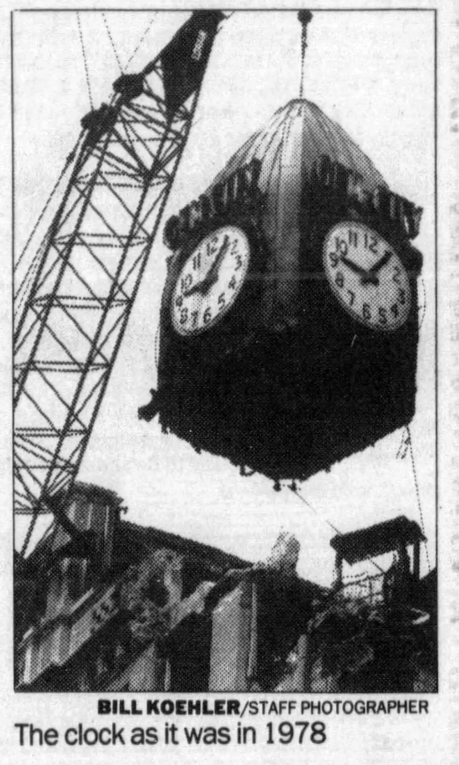 July 2, 1989: Clock stops for Gem Savings. DAYTON DAILY NEWS ARCHIVES
