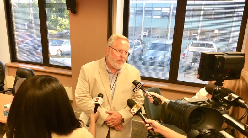 Hamilton Schools Superintendent Larry Knapp has resigned from the Butler County school system, according to a member of the district’s school board. Knapp’s contract was to have run through this school year and then the board had previously arranged for Assistant Superintendent Michael Holbrook to replace him.