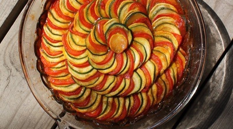 Ten years ago, “Ratatouille” inspired millions to make this French dish, including Carlene Brady, who makes this version with squash, tomatoes and peppers. Contributed by Carlene Brady
