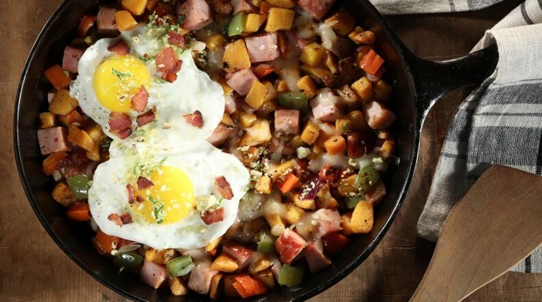 Bacon and butternut squash hash isn't just for the morning. (Michael Tercha/Chicago Tribune/TNS)