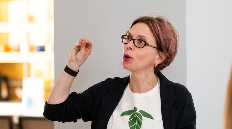 University of Dayton professor Corinne Brion is the founder of Turtle Up. CONTRIBUTED