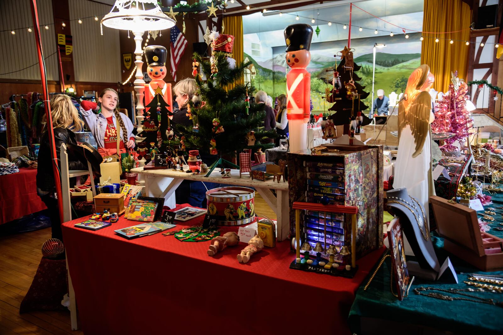 The Christkindlmarkt is an annual German Bazaar hosted by the Dayton Liederkranz-Turner German Club in downtown Dayton. This year’s bazaar was a two-day event held at the Liederkranz building, 1400 E. Fifth St., on Saturday, Dec. 8 and Sunday, Dec. 9. TOM GILLIAM / CONTRIBUTING PHOTOGRAPHER