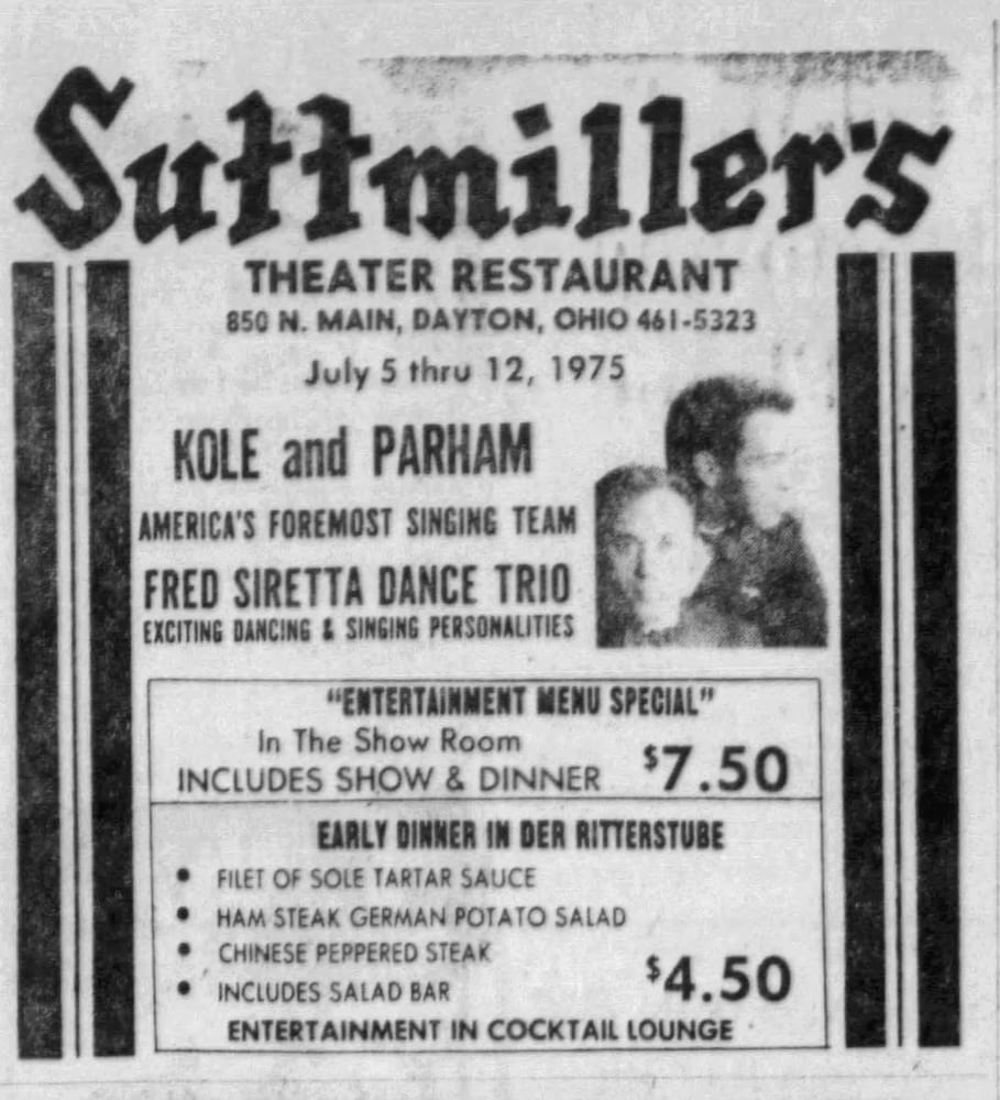 Vintage Restaurant advertising DDN