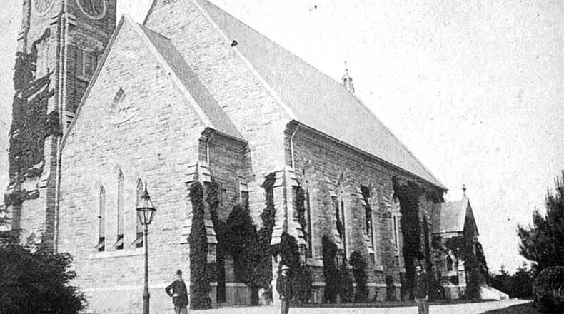 A Defenders of Freedom Walk of Honor brick walkway will pay tribute to veterans and their supporters at the Dayton VA. The brick fundraising campaign will help pay for organ restoration at the Protestant Chapel (pictured here in an historic photo) and other renovations, organizers say. DAYTON VA ARCHIVES