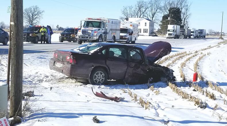 Ohio 49 crash in Darke County, Contributed photo by Clinton Randall/Early Bird