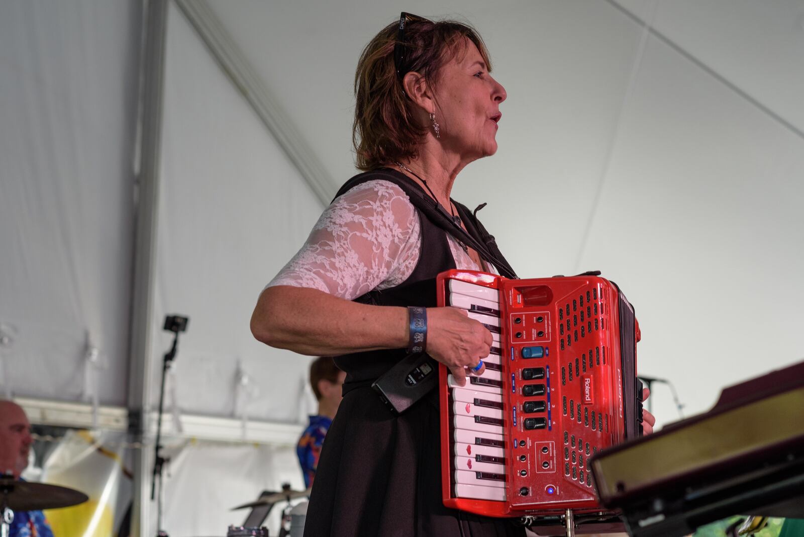 Prost! The 38th Annual Germanfest Picnic was held at the Dayton Liederkranz-Turner German Club grounds in Dayton's St. Anne's Hill Historic District from Friday, Aug. 13, through Sunday, Aug. 15, 2021.  TOM GILLIAM / CONTRIBUTING PHOTOGRAPHER
