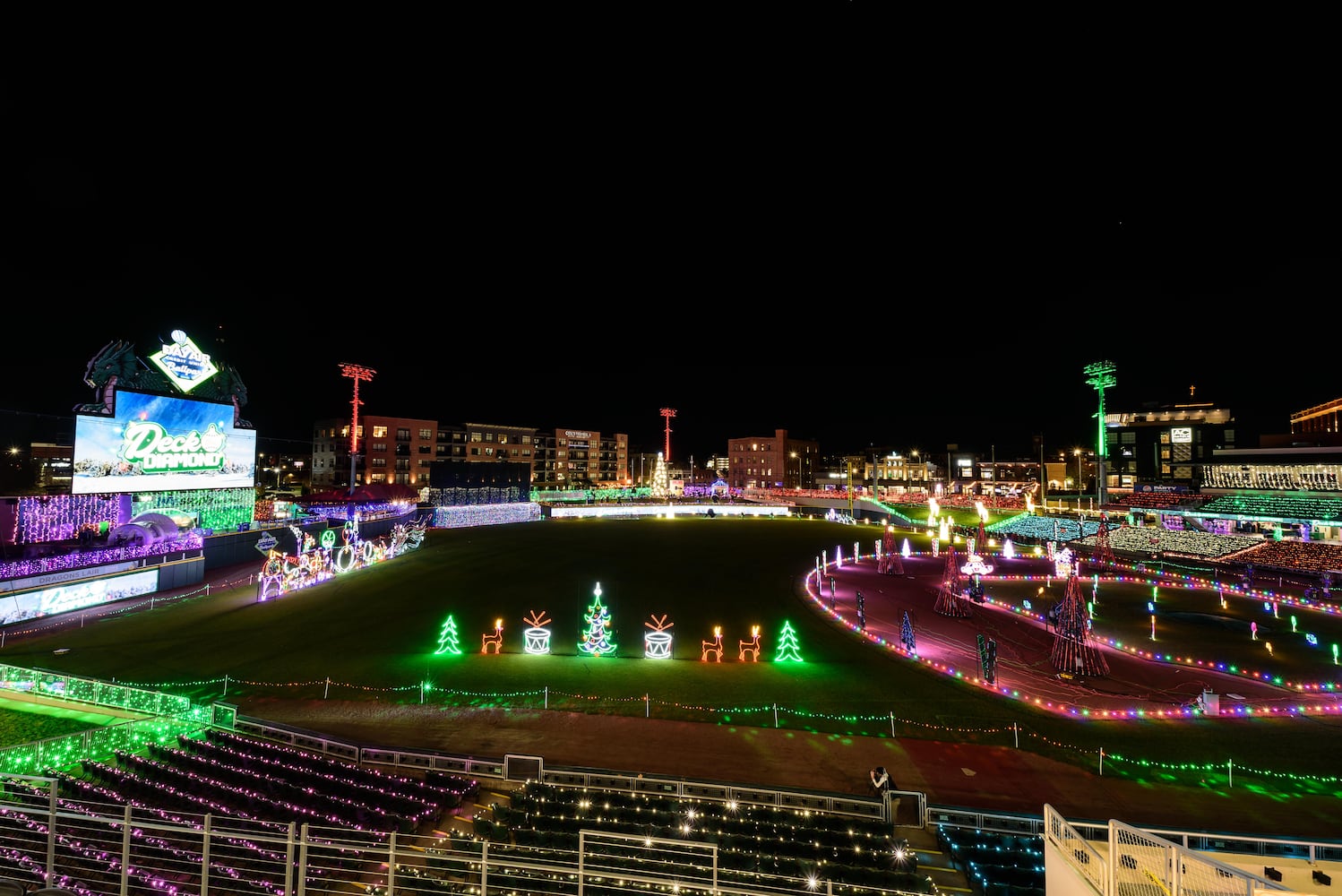 PHOTOS: Deck the Diamond at Day Air Ballpark