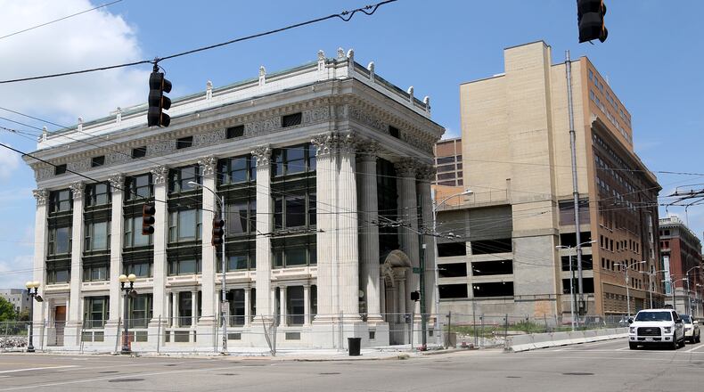 The Dayton Daily News building at the intersecton of Ludlow and Fourth streets in downtown Dayton was built in 1910. LISA POWELL / STAFF