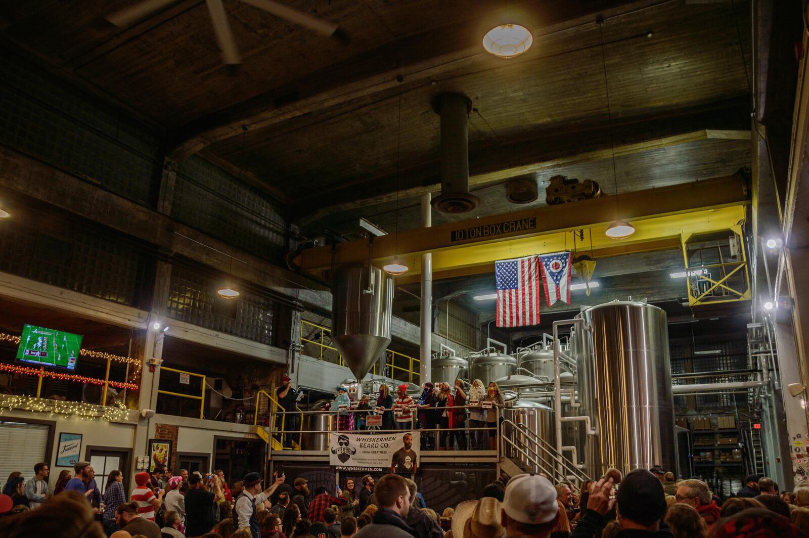 Warped Wing Brewing Company presented Dayton's 2nd Annual Pints & Whiskers Beard and Mustache Competition on Saturday, Nov. 26, 2016.