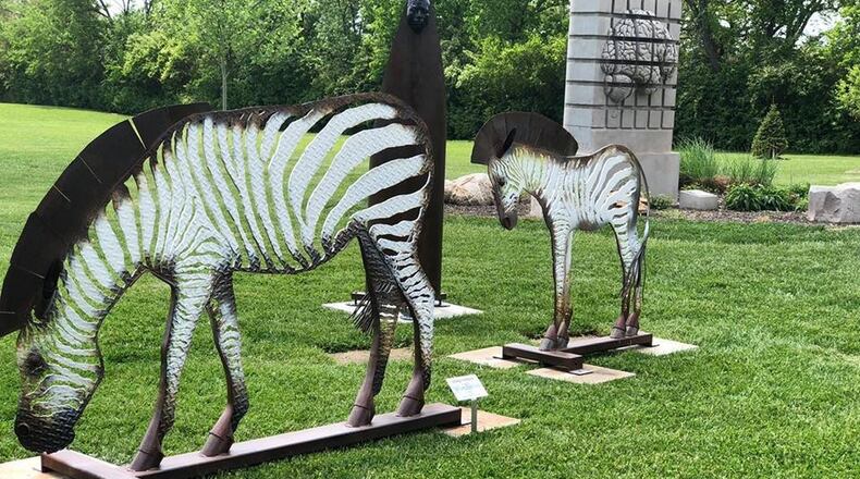 Vandalia Art Park’s new exhibit will be ready for visitors on June 2, featuring eight traveling sculptures and artwork from the Miami Valley Career Technology Center students. CONTRIBUTED.