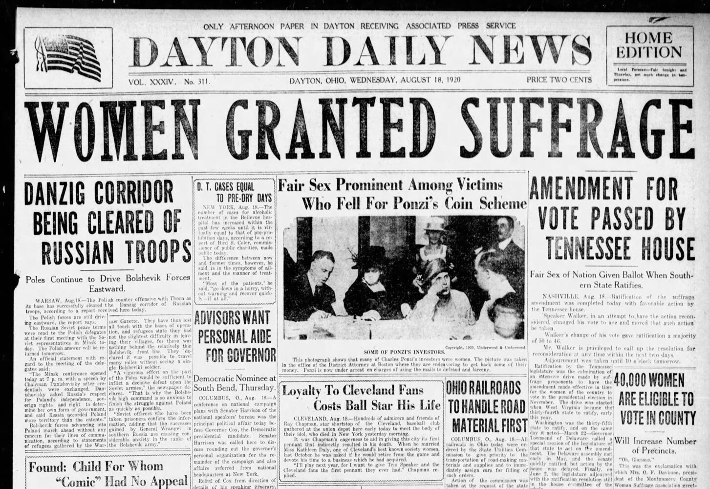 PHOTOS: ‘Votes for Women,’ Dayton takes up the cause of suffrage
