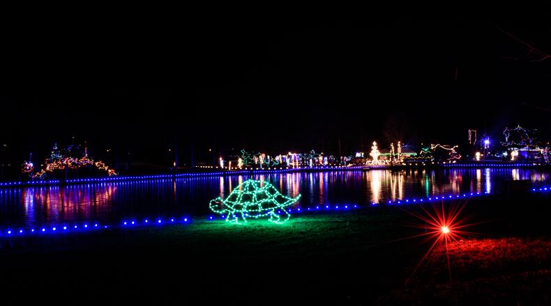 The Woodland Lights, located in Countryside Park, 895 Miamisburg-Centerville Road, in Washington Twp. is one of the longest-running and most popular annual lights festivals in the Miami Valley area. The Christmas light display is open from 6 p.m. to 9 p.m. from Nov. 23 to Dec. 23. TOM GILLIAM / CONTRIBUTING PHOTOGRAPHER