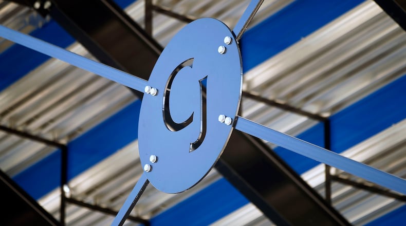 Roundelles with the Chaminade Julienne logo. TY GREENLEES / STAFF