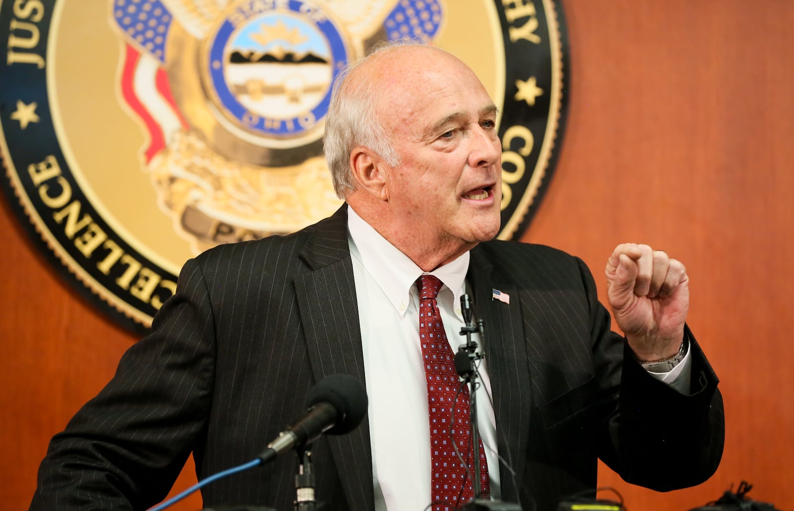 Butler County Prosecutor Michael Gmoser and his office helped a Fairfield Twp. recover $36,000 of $88,000 stolen through a cryptocurrency scam. GREG LYNCH/FILE