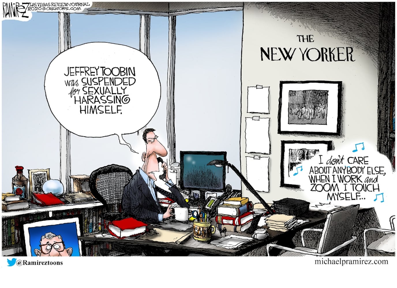 Week in cartoons: The final debate, Jeffrey Toobin and more