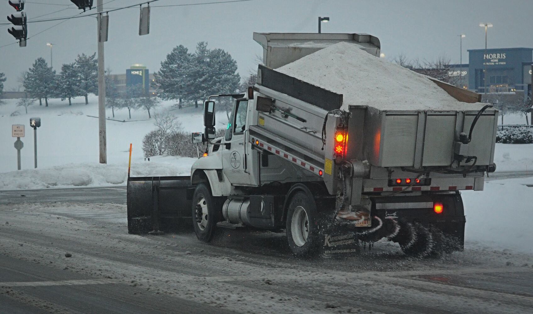 Montgomery County snowfall, Tuesday, Feb. 9, 2021