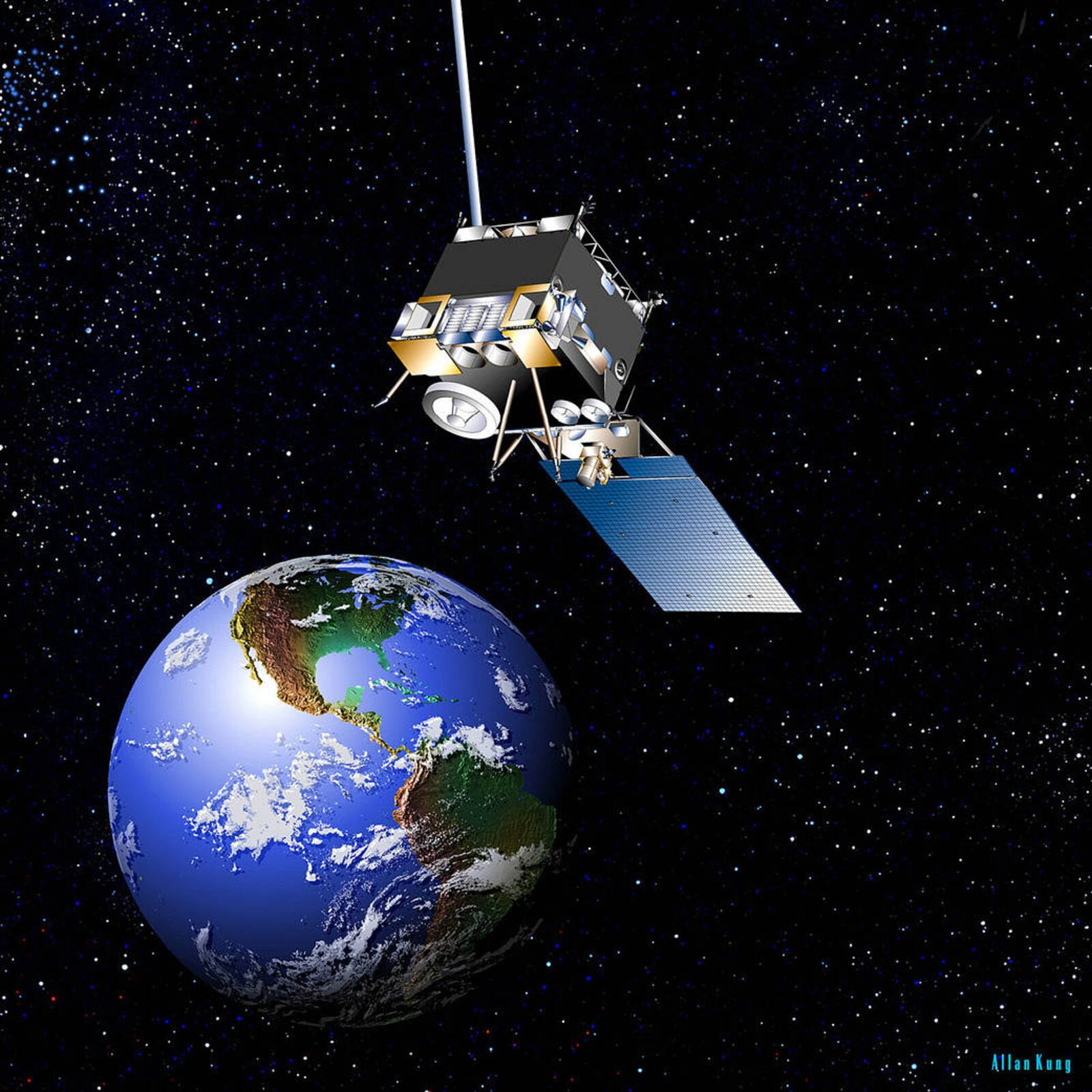 NOAA and NASA will launch a new GOES satellite Thursday, March 1, which will help improve weather forecasting and storm tracking. IMAGE COURTESY NASA of GOES-13