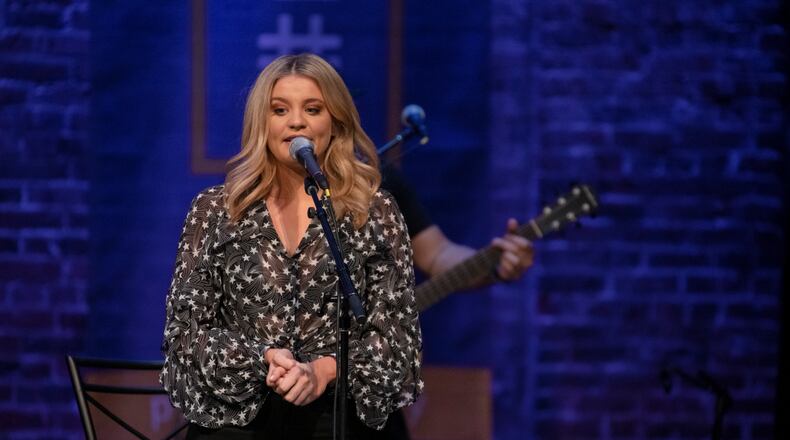 ALBUQUERQUE, NM - OCTOBER 15: Lauren Alaina performs during the CMA Songwriters Series at KiMo Theatre on October 15, 2019 in Albuquerque, New Mexico. (Photo by Adria Malcolm/Getty Images)