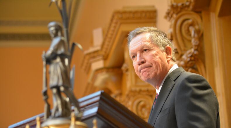 Ohio Gov. John Kasich JIM OTTE / STAFF