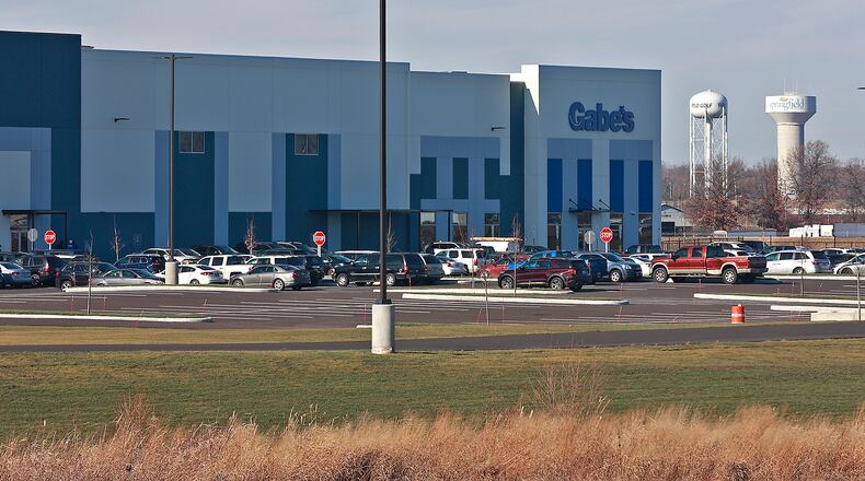 The Gabe's distribution center in the Prime Ohio II Industrial Park. BILL LACKEY/STAFF