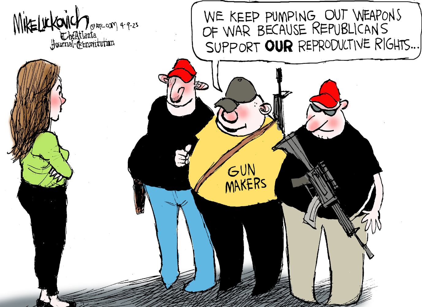 CARTOONS: Mike Luckovich, April 13, 2023