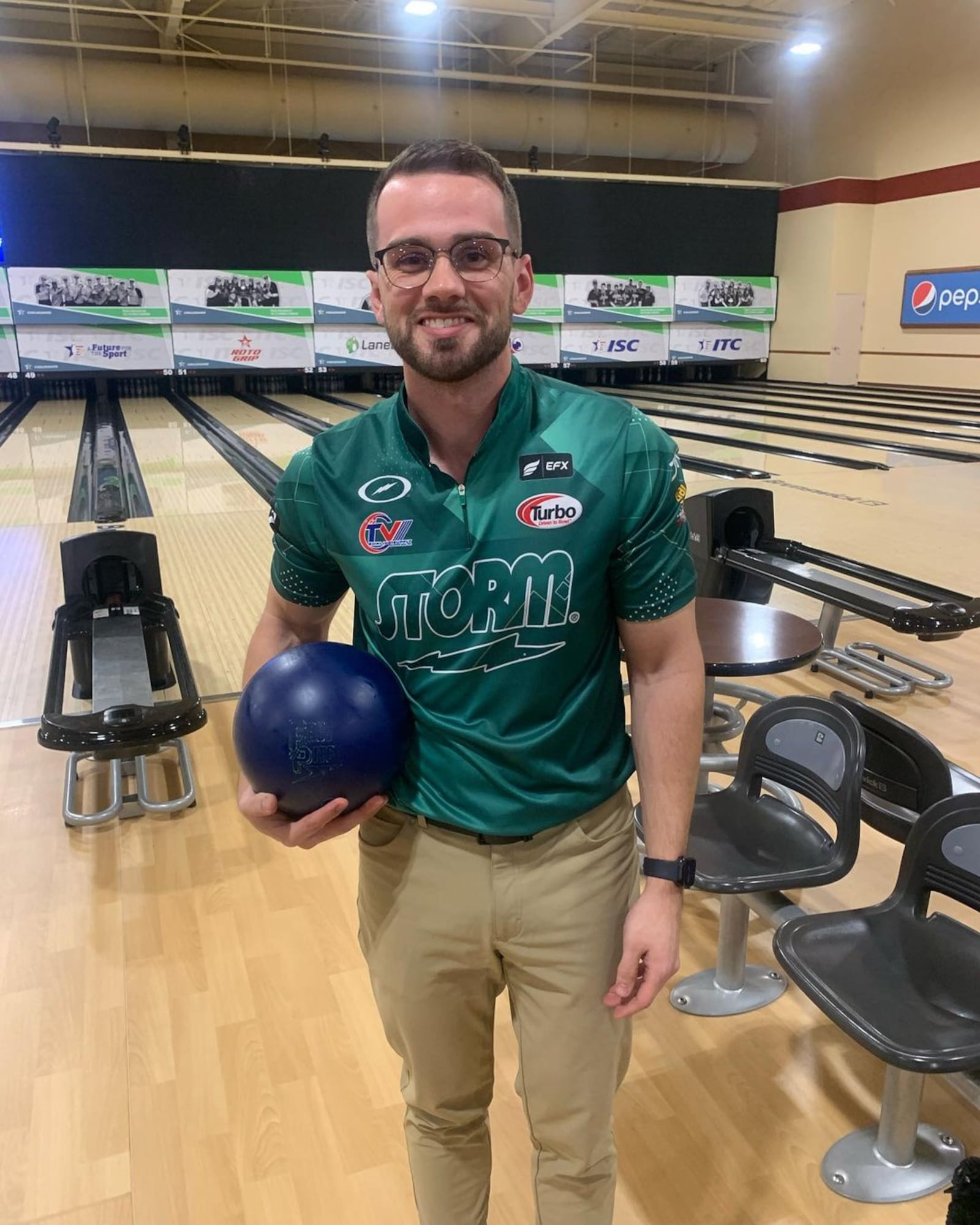 Kenton Ridge High School graduate and PBA bowler Chris Via is opening a third TV Bowling Supply location inside Victory Lanes in Springfield. CONTRIBUTED PHOTO