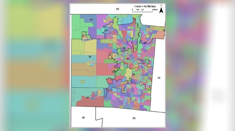 The Ohio House district map as it currently stands. Due to ongoing litigation, the Ohio House, Ohio Senate, and U.S. Congressional maps, are still subject to change with just under two months until the May 3 Primary Election.