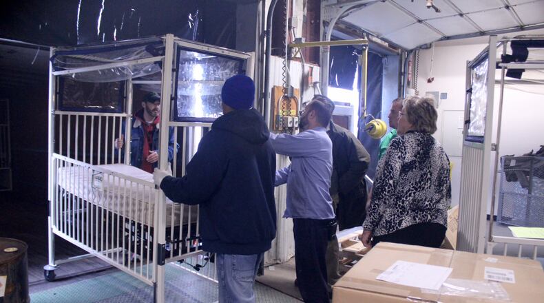 St. Paul de Vincent’s has seen an increase in homeless children. Twenty-five cribs were donated by Dayton Children’s Hospital and transported to the homeless shelter earlier this year. FILE PHOTO