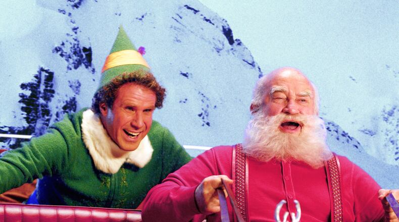 Will Ferrell and Ed Asner in a scene from the motion picture "Elf." Dayton Philharmonic Orchestra presents "Elf In Concert" Nov. 22-23 at the Schuster Center.