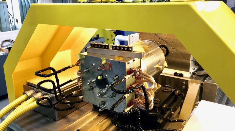 MW-class motor / generator being tested in the EPISCenter in Dayton. GE image