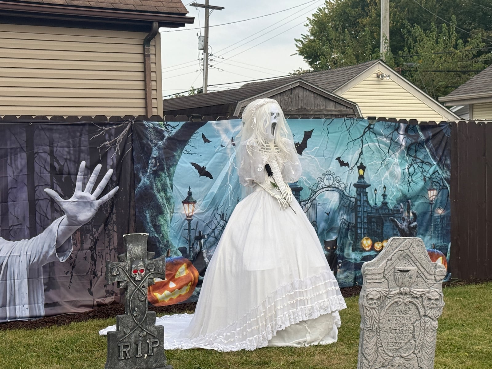 Businesses nearby the popular Foy's Halloween and Variety Store gearing up for another season. Photos by Alex Cutler