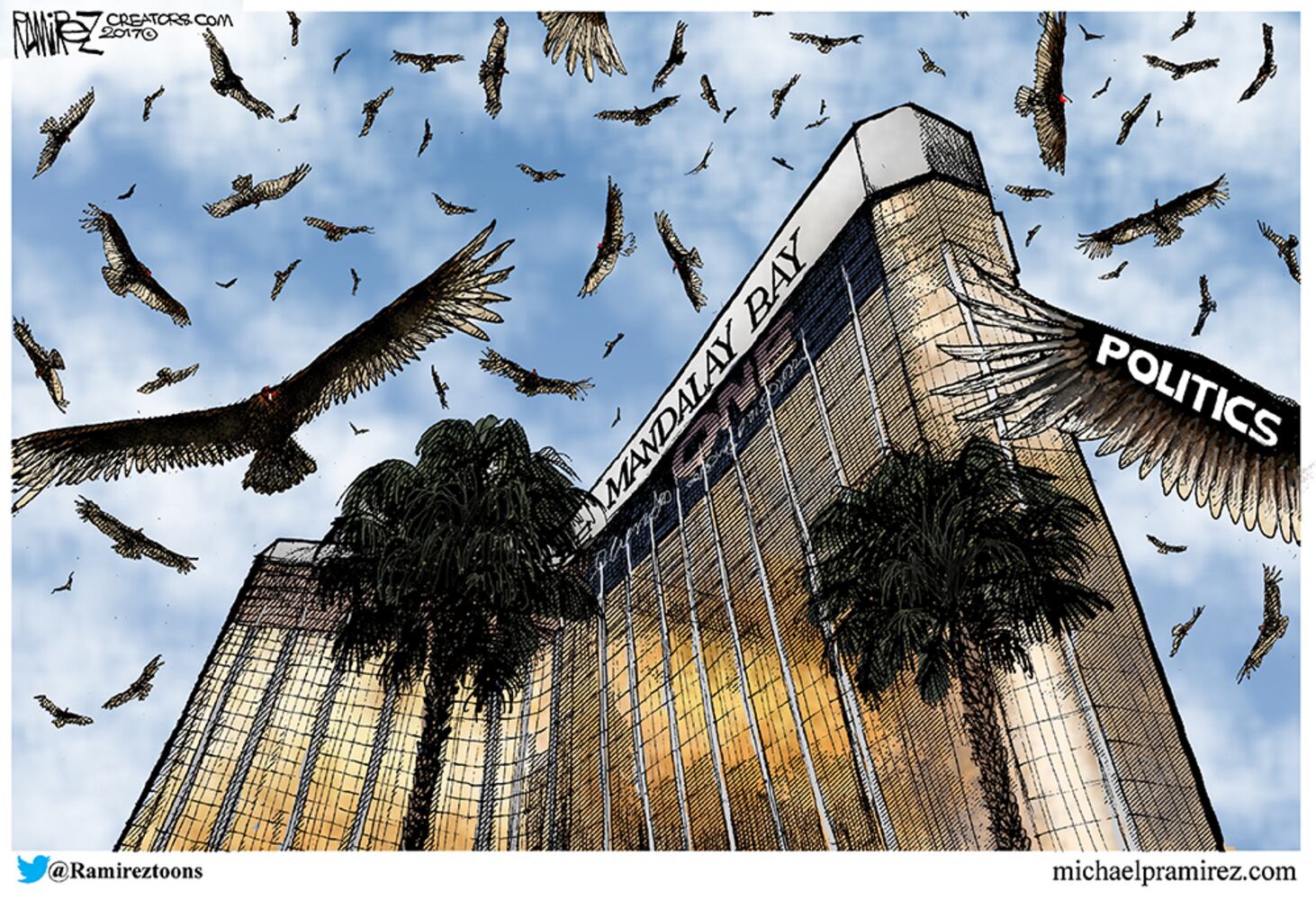 Week in cartoons: Gun control, paper towels and more