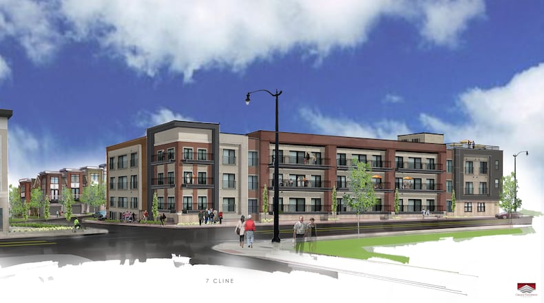 A rendering of the new 7 Cline condos planned for Cline and Warren streets in the South Park neighborhood. CONTRIBUTED.