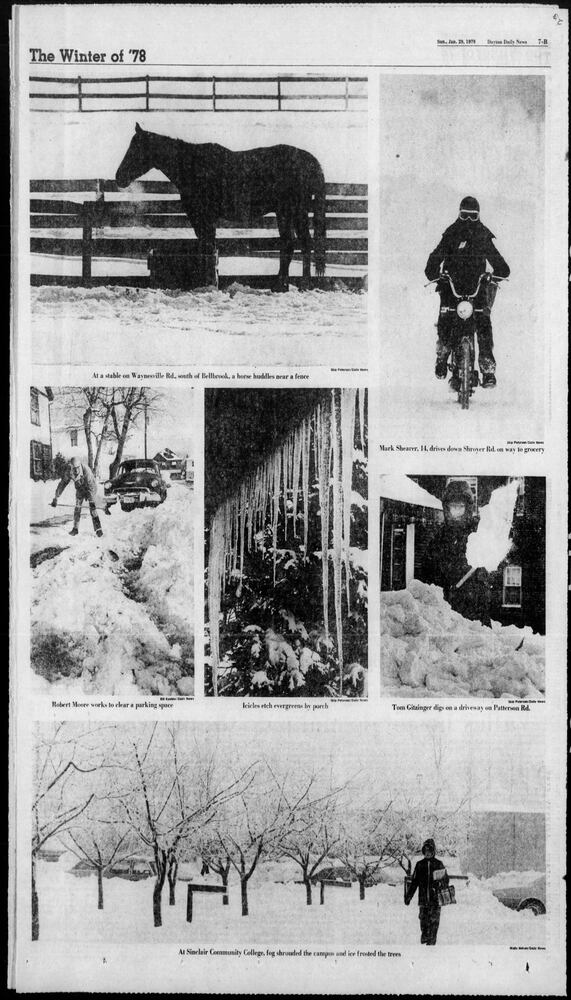 Winter Blizzard of 1978 Dayton