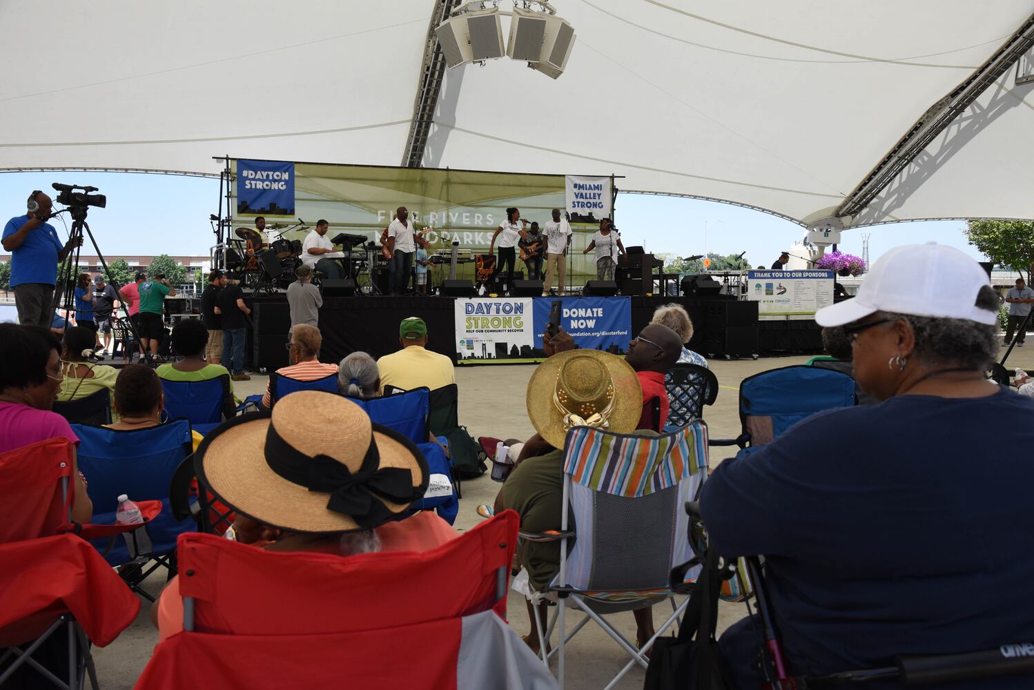 Photos:  Dayton Strong at RiverScape