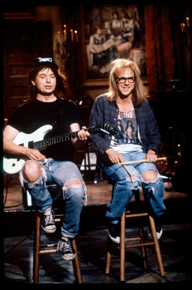 Wayne and Garth from "Wayne's World"