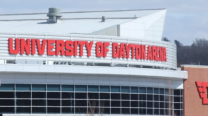 A view of UD Arena on Sunday, April 2, 2023. David Jablonski/Staff
