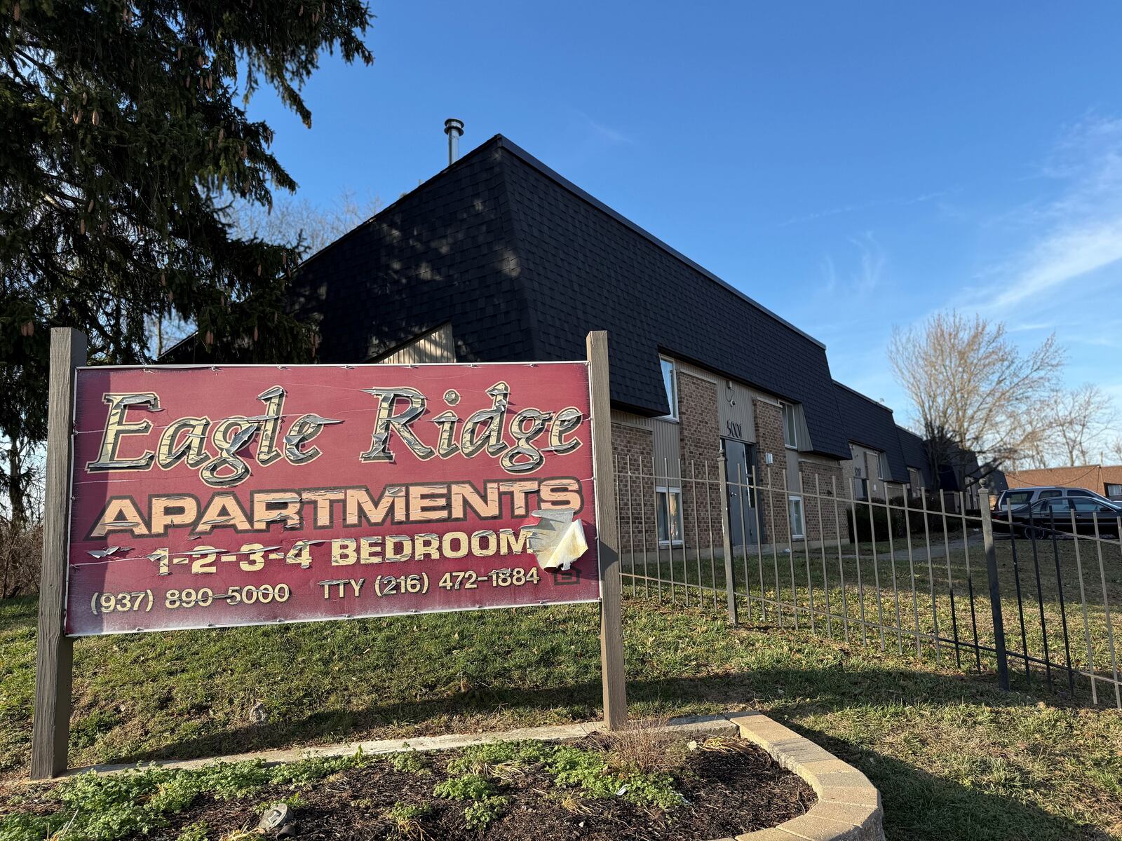 Northcrest Gardens (aka Eagle Ridge) apartments at 5027 Northcrest Drive in northwest Dayton. The apartment community has 182 units that were built in 1971. CORNELIUS FROLIK / STAFF