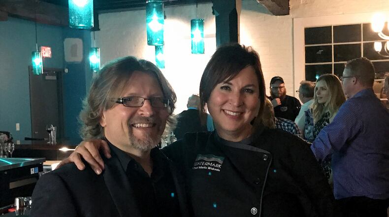 Watermark owners Eric and Maria Walusis are preparing to open a new patio dining space, as well as a second restaurant nearby. FILE