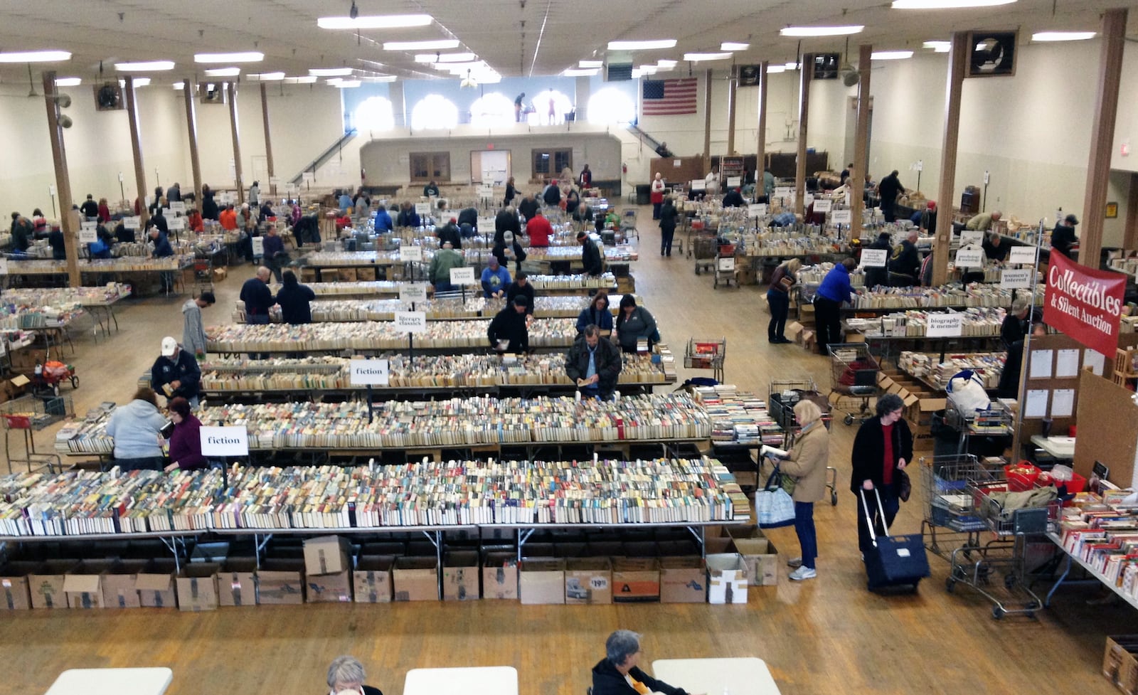 The annual Dayton Book Fair at the Montgomery County Fairgrounds. CONTRIBUTED
