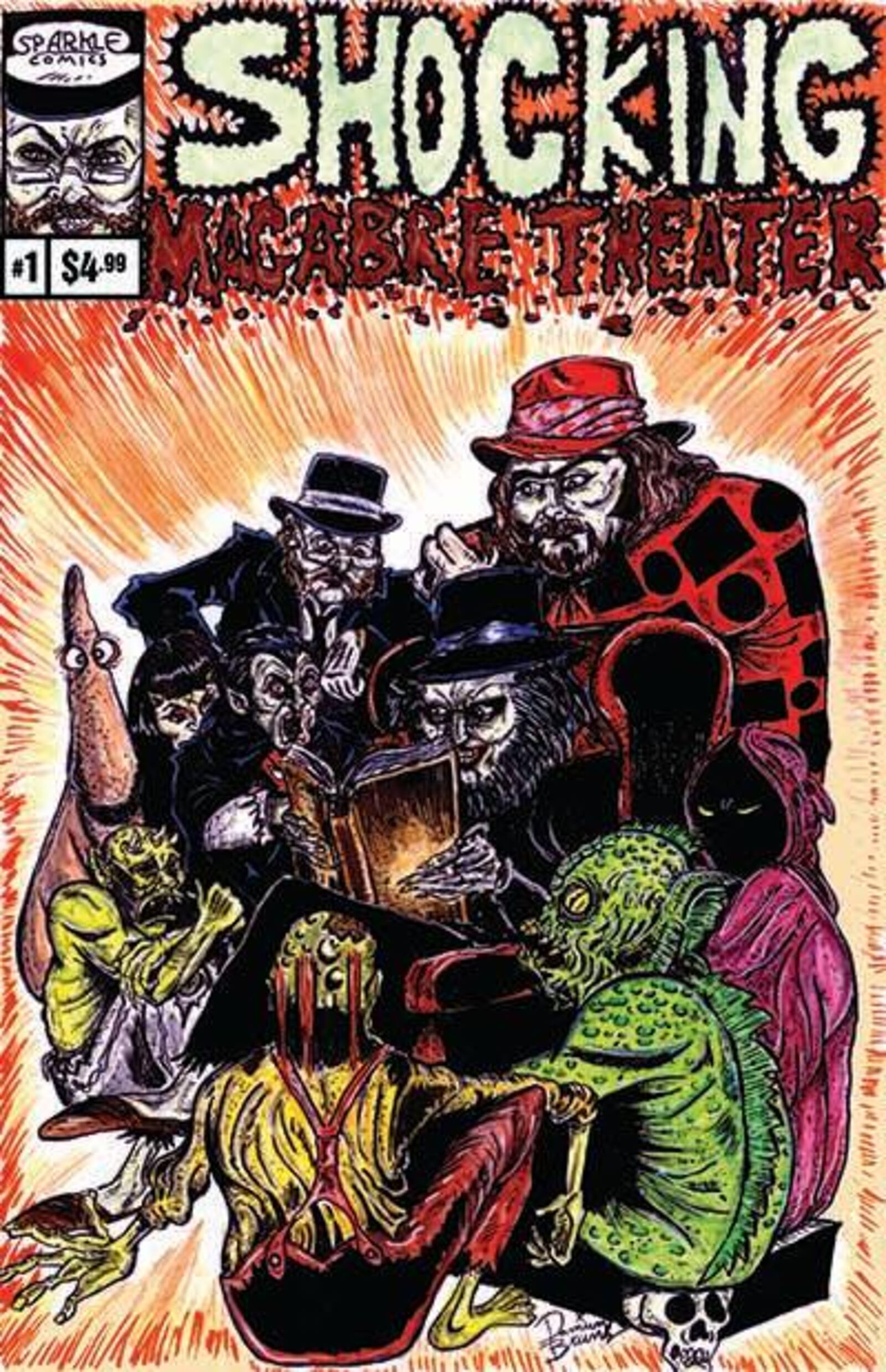 Sparkle Comics from Dayton, and their sister brand Blood Scream Comics, produce original comic books based classic toys and horror movies, as well as their own content. Information available at SparkleComics.com.