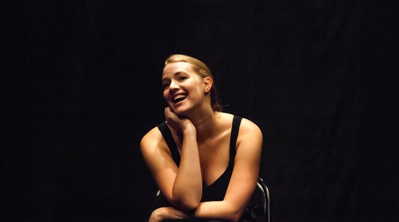 Kerry Ipema portrays Carrie, Samantha, Miranda, Charlotte and about 20 other characters in “One Woman Sex and the City” at the Taft Theatre on March 4. CONTRIBUTED
