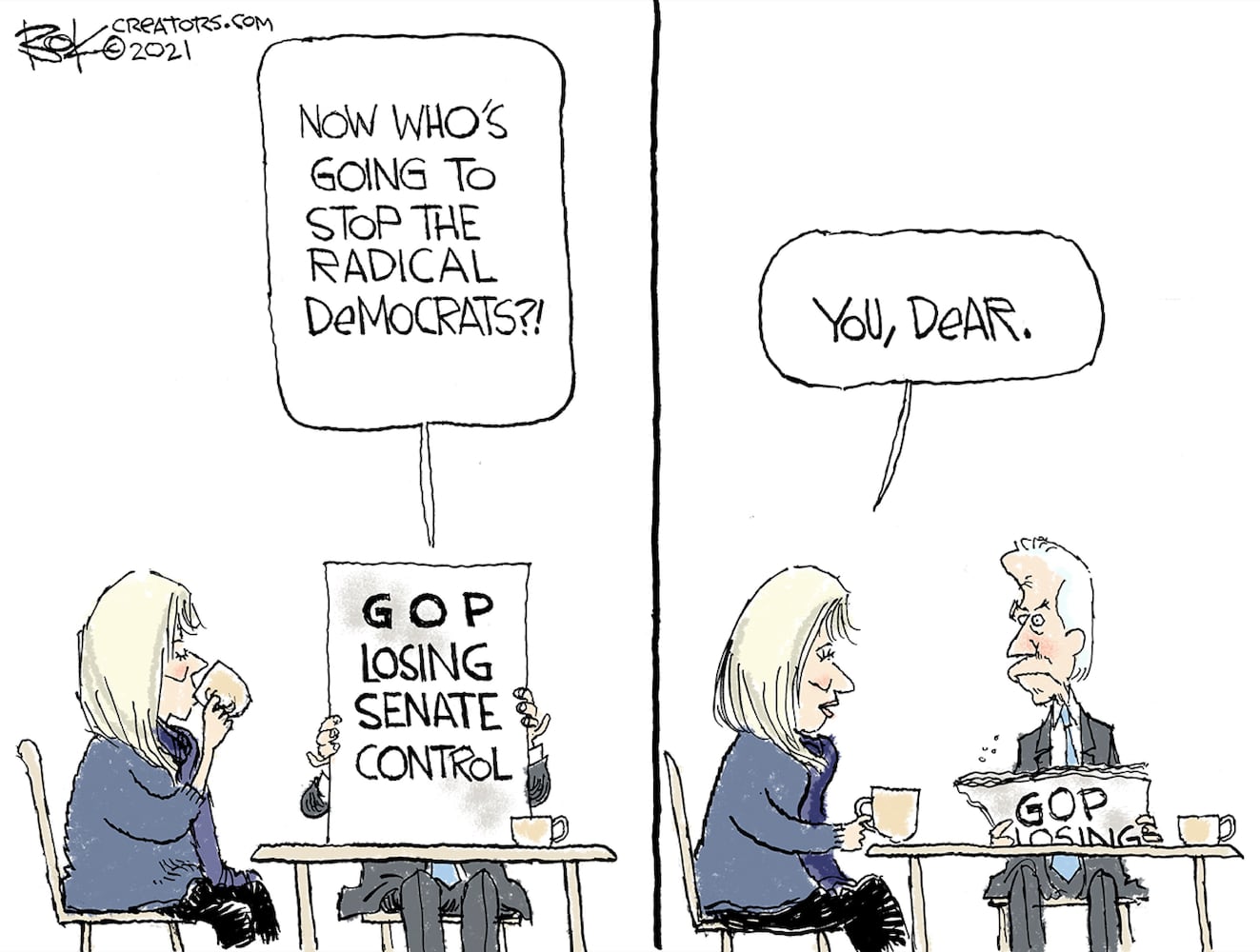 Week in cartoons: Georgia election, Capitol riots and more